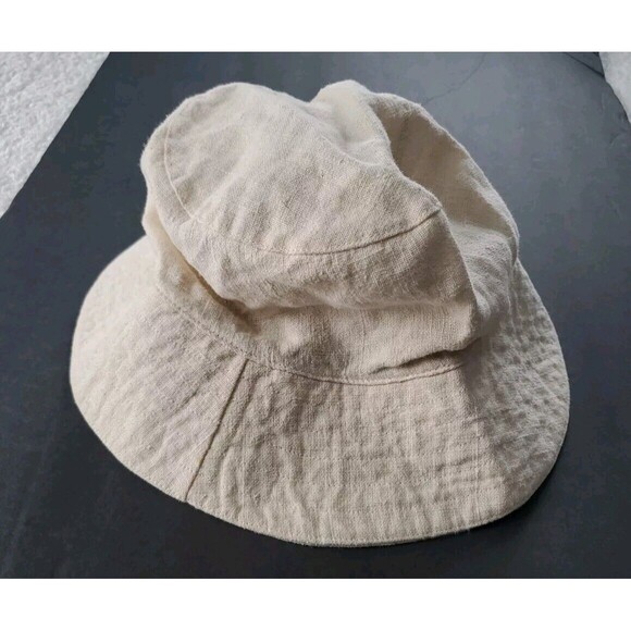 Home Grown Hats Hemp-Cannabis-Sativa Beige Bucket Hat Medium - Picture 4 of 6